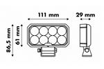 LED munkalámpa reflektor LAYTZ LY7302 32xLED 3200lm téglalap alakú