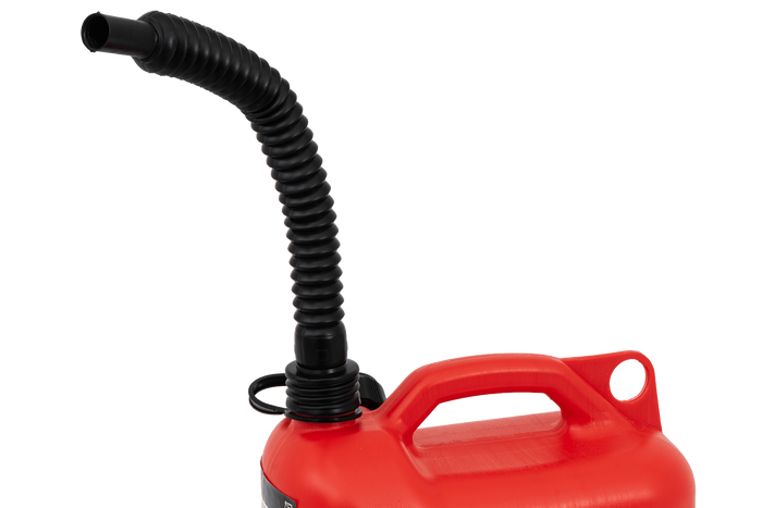 5 literes HERMON műanyag kanna tölcsérrel, piros