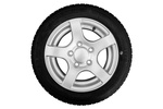 Megerősített pótkocsi kerék KENDA TIRE 195/50 R13C 104/102N ALU FELNI STARCO 6Jx13"H2 5x112 ET:30