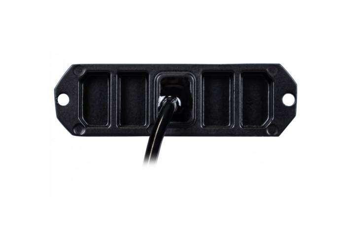 KAMAR LW0025-ALR-1 LED figyelmeztető lámpa, narancssárga villogó fény