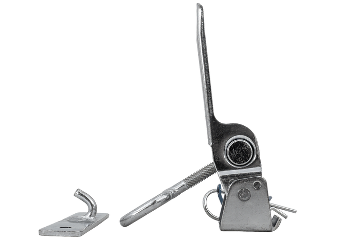 Oldalsó vonóhorog csattal WINTERHOFF BV 40-1 + BVG 40-A A pótkocsi oldalának teljes excentrikus lezárása