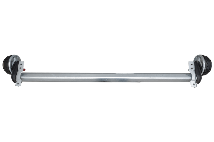 AL-KO COMPACT fékező tengely pótkocsihoz/szállítóhoz 1350kg 1700mm 2150mm 5x112