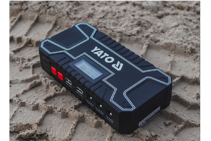 YATO YT-83082 külső akkumulátor 12000mAh LCD kijelzővel