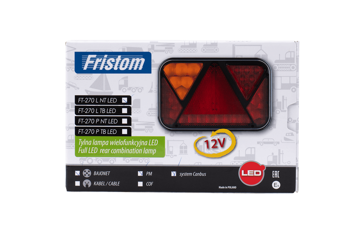 Fristom FT-270 LED CANBUS hátsó lámpa 5 funkciós bal oldali