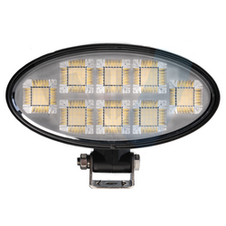 LED munkalámpa reflektor TT TECHNOLOGY FEKETE TT.13417 160xLED 8900lm ovális