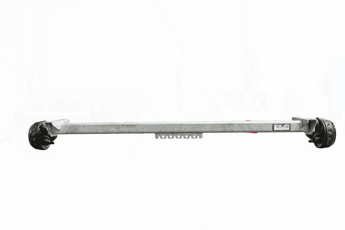 KNOTT VGB13-M fékezett tengely pótkocsihoz/szállítóhoz 1350kg 1750mm 2250mm 5x112