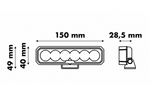 LED munkalámpa reflektor LAYTZ LY7301 24xLED 2400lm téglalap alakú