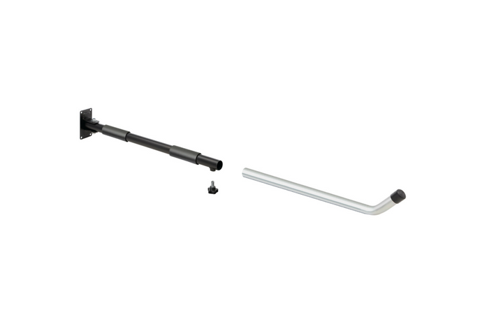 Fali konzolok LAMPA 2. típusú tetőboxokhoz, sík tartóval, 62-102 cm