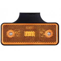 KAMAR L1035-B LED-es helyzetjelző lámpa, narancssárga, univerzális, tartóval