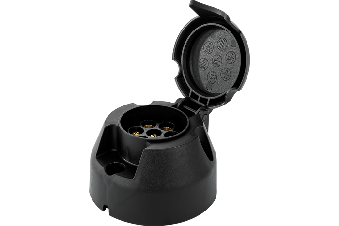 7 tűs TruckLED utánfutó vonóhorog aljzat