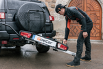 Towcar Balance - vonóhorogra szerelhető motorkerékpár-/kerékpártartó