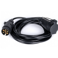 KAMAR E1223 elektromos kábel 5m 12V dugó/aljzat 7PIN