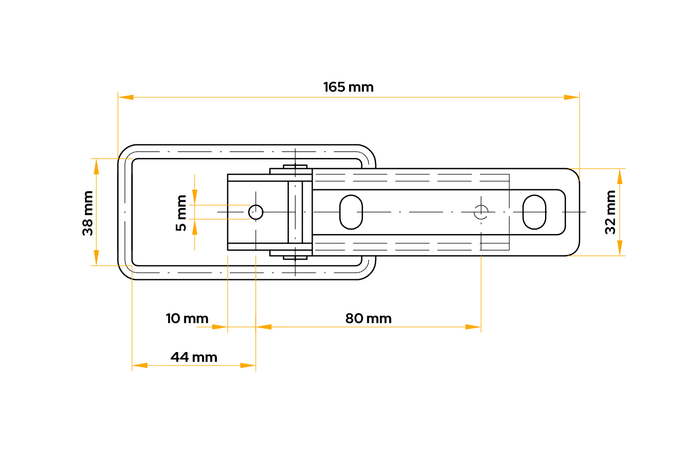 WINTERHOFF BV 10-2 pótkocsi oldalhorog