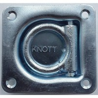 KNOTT süllyesztett padlótartó pótkocsi rakományrögzítő hevedereinek rögzítéséhez