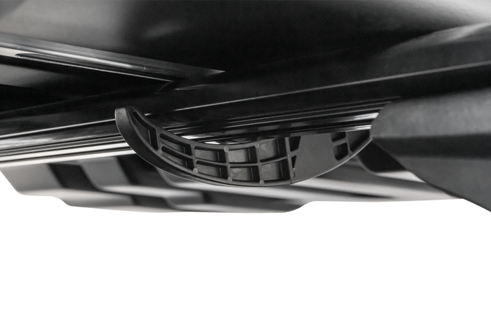 Inter Pack Monsun PRO M tetőbox, fekete metálfényezéssel