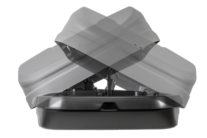 Inter Pack Monsun M tetőbox antracit matt