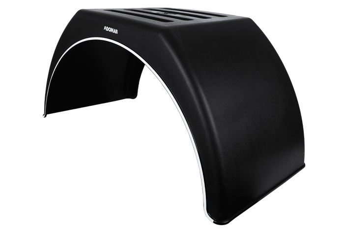 Két darabos iker sárvédő készlet 14-16"-os DOMAR DK3115 utánfutóhoz, lapos kerékívek 915/450 mm