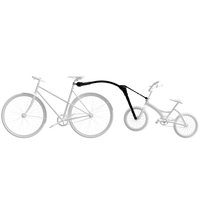 Trail Angel - Vonóhorog gyermekkerékpárhoz - Fekete