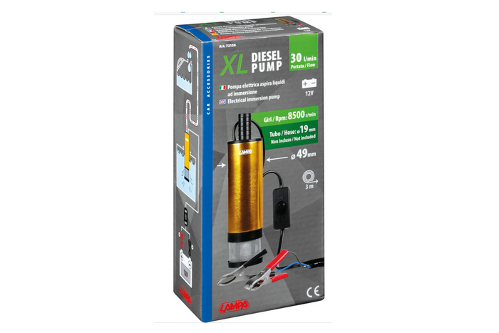 Elektromos búvárszivattyú LAMPA 12V 30L/perc