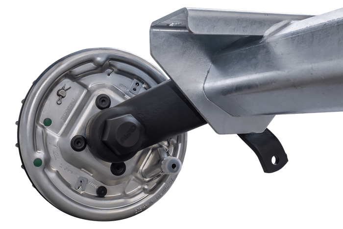 AL-KO EURO fékezett hajóutánfutó tengely 1800kg 1845/1955mm 2430mm 5x112