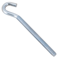 DROMET HZ M6x100 építési kampó nyitott (hajlított) véggel