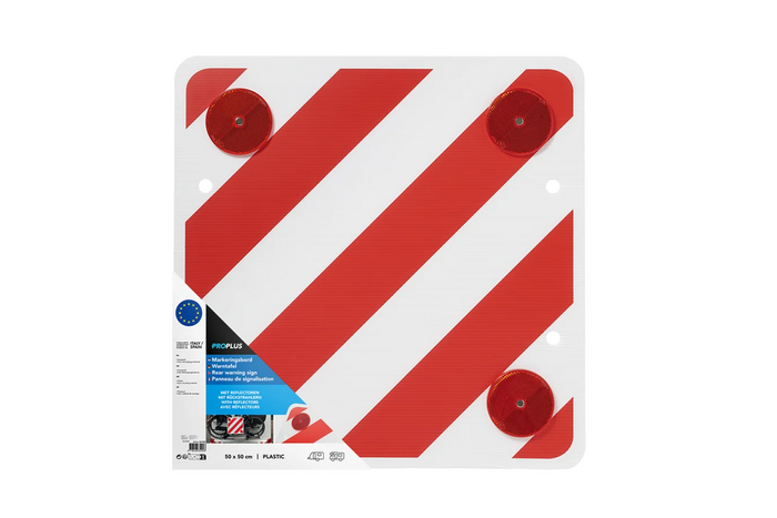 ProPlus 361228 hátsó figyelmeztető tábla fényvisszaverőkkel 50x50cm