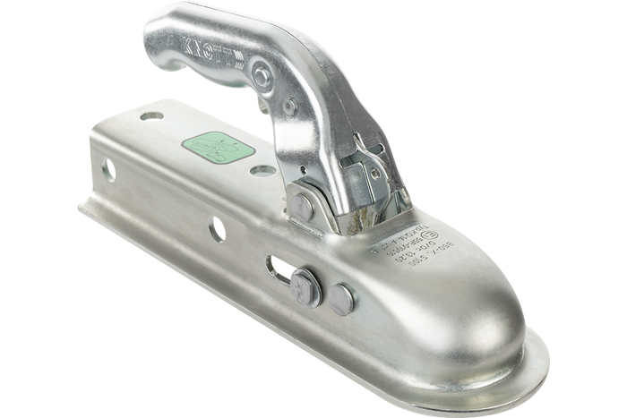 KNOTT KQ14-A gömbfejű vonóhorog 1400 kg-os pótkocsihoz, 50 mm-es négyzet alakú vonórúddal