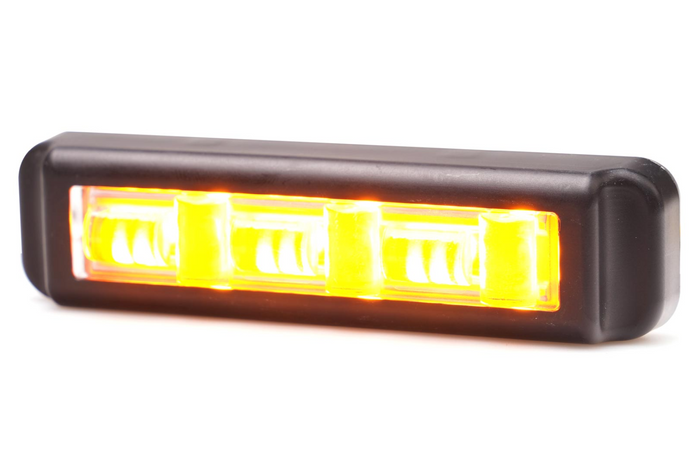 Figyelmeztető lámpa WAŚ 2466 W285 LED villogó lámpa narancssárga MASTER/SLAVE