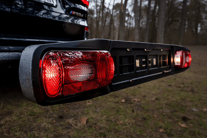 Inter Pack Re-Cargo vonóhorogra szerelhető plató + adapter 2 kerékpár szállításához