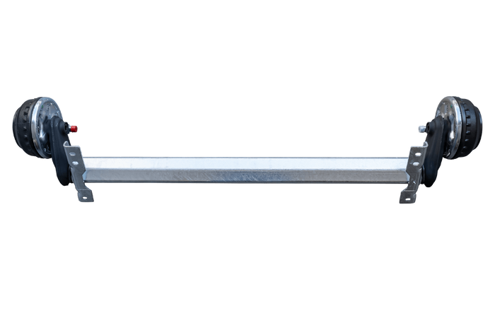 AL-KO COMPACT fékező tengely pótkocsihoz/szállítóhoz 1350kg 1200mm 1650mm 4x100