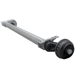 AL-KO COMPACT fékező tengely pótkocsihoz/szállítóhoz 1350kg 1510mm 1880mm 5x112