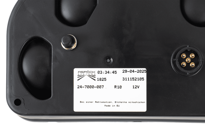 ASPÖCK Multipoint II hátsó lámpa 6 funkciós bal oldali