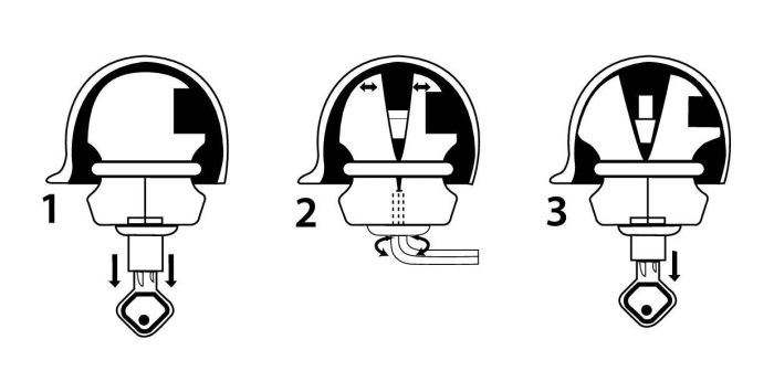OUTLET Vonóhorog-védelem LÁMPA Lopásgátló zár