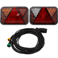 FRISTOM FT-270 LED CANBUS hátsó lámpák + MANTES 7m-es 7 tűs kábelköteg