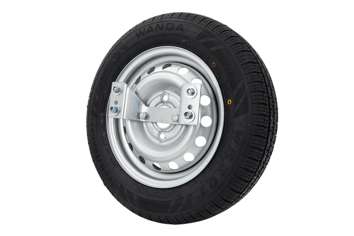 Pótkerék utánfutóhoz konzollal GUMIABRONCS WANDA 155/70 R13 79N FELNI PÓTKOCSIPŐ 4Jx13"H2 4x100 ET:30