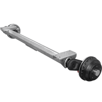 AL-KO COMPACT fékezős hajóutánfutó tengely 1000kg 1146/1254mm 1700mm 5x112