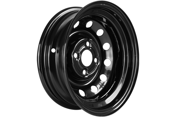 Acélfelni UNITRAILER utánfutóhoz, fekete, 4Jx13"H2, 4x100 ET:30