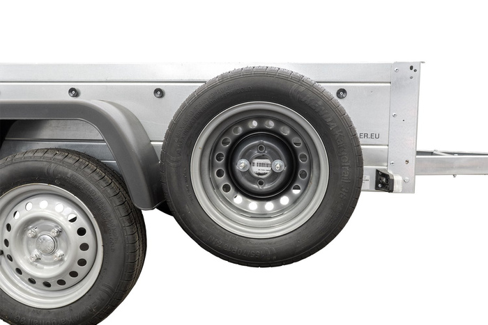 Konzol a KIPP UNITRAILER GARDEN TRAILER pótkocsi pótkerekének rögzítéséhez