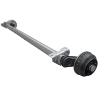 AL-KO COMPACT fékező tengely pótkocsihoz/szállítóhoz 1000kg 1685mm 2180mm 5x112