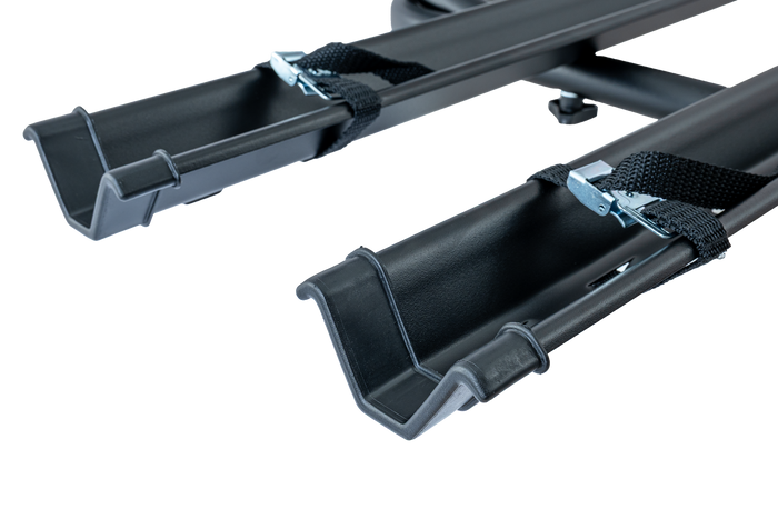 Peruzzo Brennero 4x4 pótkerék kerékpártartó - 2 kerékpáros tartó sínekkel (fekete)