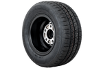 Erősített pótkocsi kerék KENDA GUMIABRONCS 195/55 R10C 98/96N ALUMÍNIUM FELNI STARCO fekete 6Jx10"H2 5x112 ET:-4