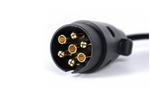 KAMAR E1223 elektromos kábel 5m 12V dugó/aljzat 7PIN