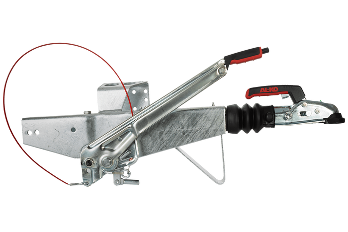 AL-KO 161S ráfutószerkezet AK161 vonóhoroggal 1600 kg-os pótkocsihoz, négyszögletes vonórúddal