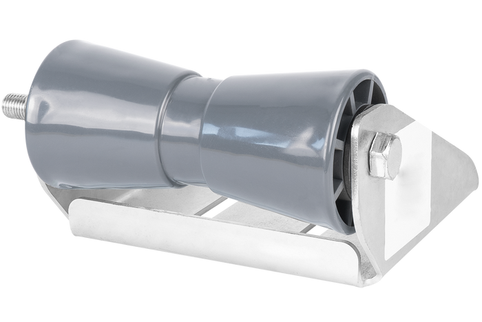 UNITRAILER alsó gerincű hajótest orrgörgő hajóutánfutóhoz való rögzítéssel