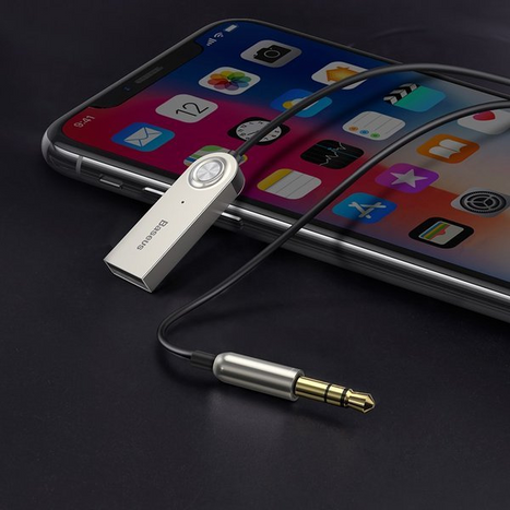 BASEUS BA01 Audio AUX Adó Adó Bluetooth 5.0 Hang Vevő