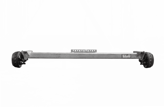 KNOTT VGB13-M fékezett tengely pótkocsihoz/szállítóhoz 1350kg 1450mm 1900mm 5x112