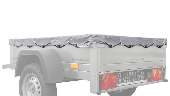 UNITRAILER lapos ponyva pótkocsihoz 150x106cm KERTI PÓTKOCSI 150 KIPP