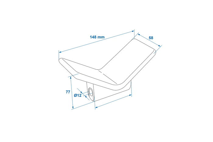 ProPlus 345453BK orrvédő csónakutánfutóhoz