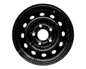 Acélfelni UNITRAILER utánfutóhoz, fekete, 4.5Jx13"H2, 5x112 ET:30