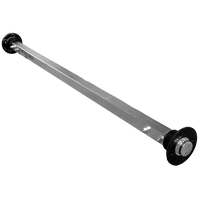 KNOTT VR7 fékezetlen merev tengely rugós pótkocsihoz 750kg 1240mm 1580mm 4x100